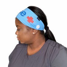 Load image into Gallery viewer, Nurse + Sky Blue Band (No buttons)