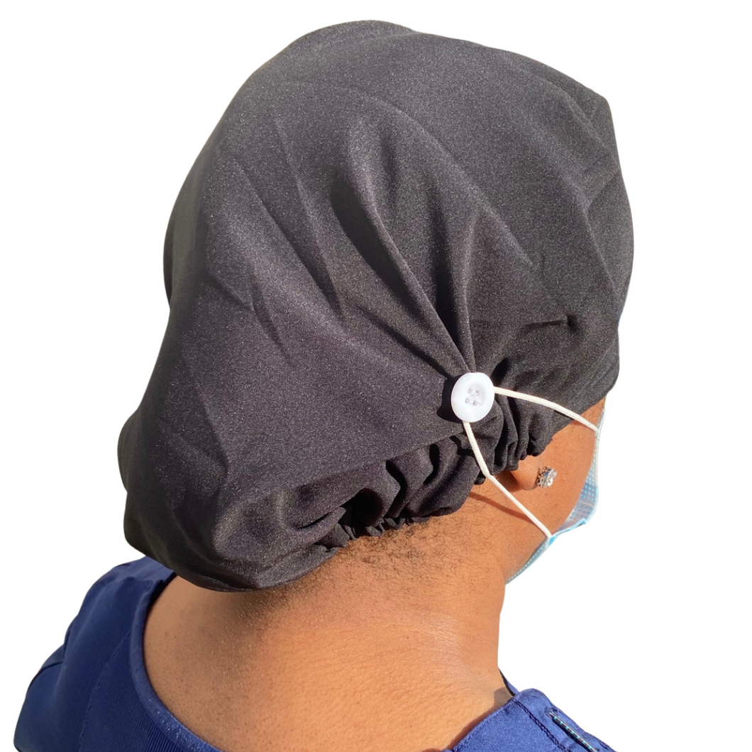 Black Scrub Cap