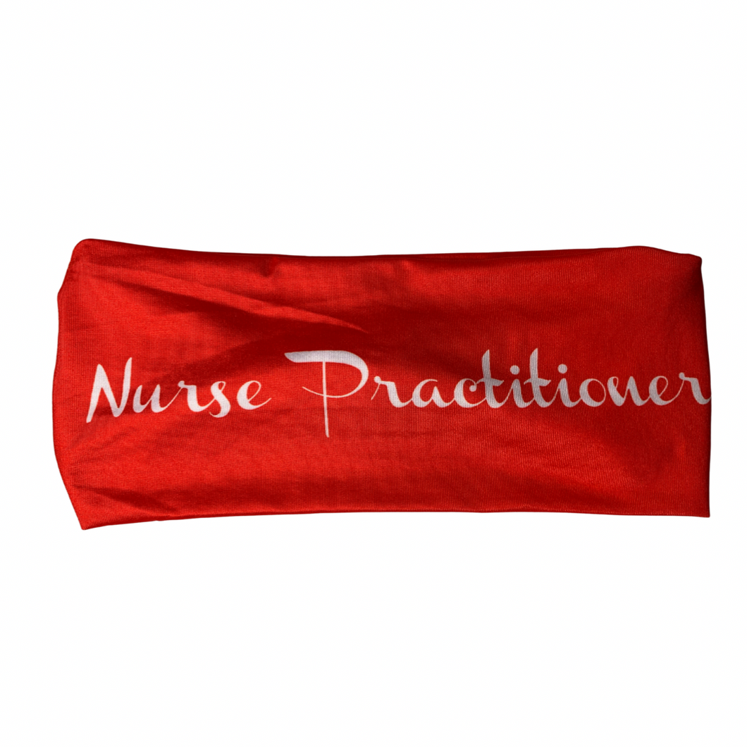 Red Nurse Practitioner Band