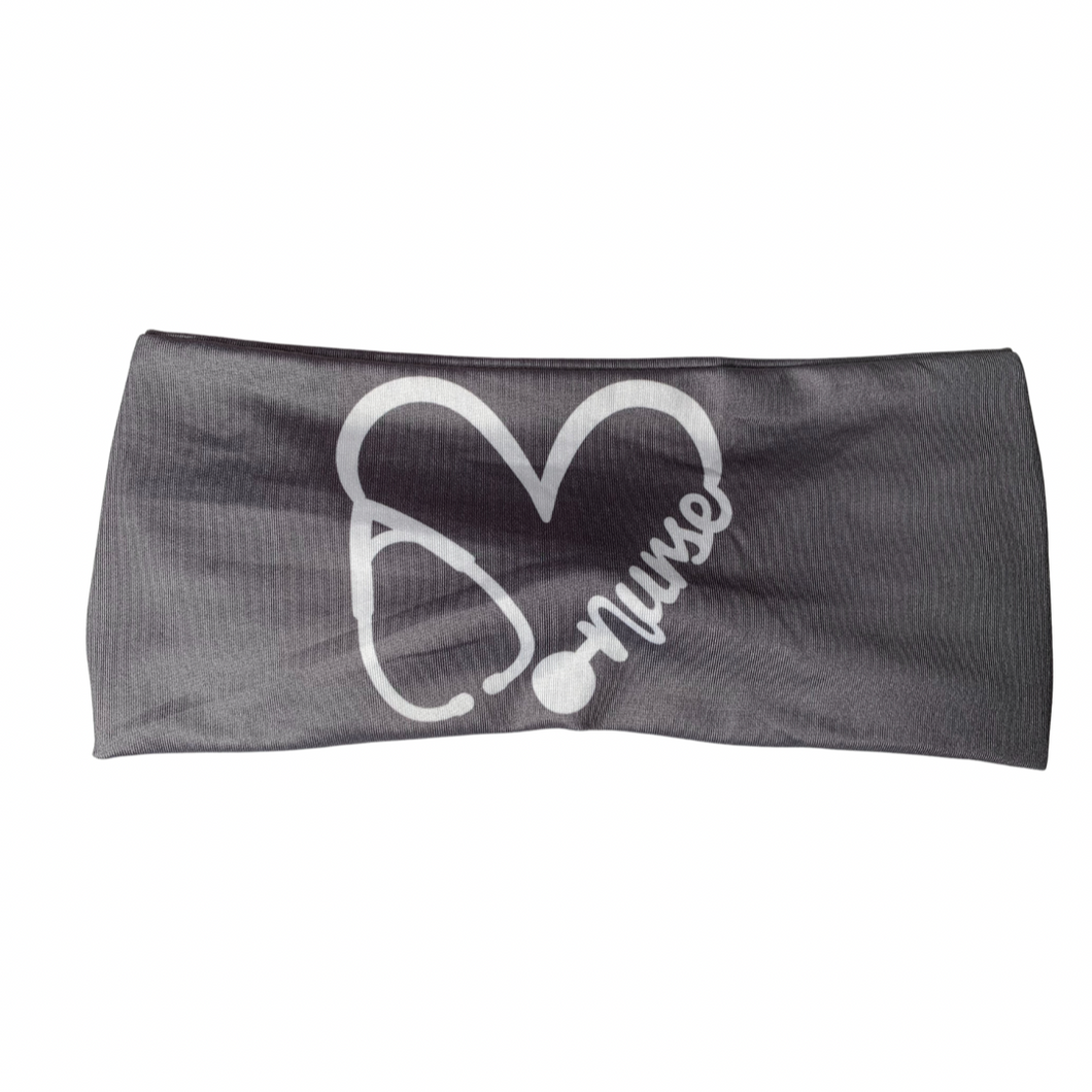 Grey Nurse Heart Band (No buttons)